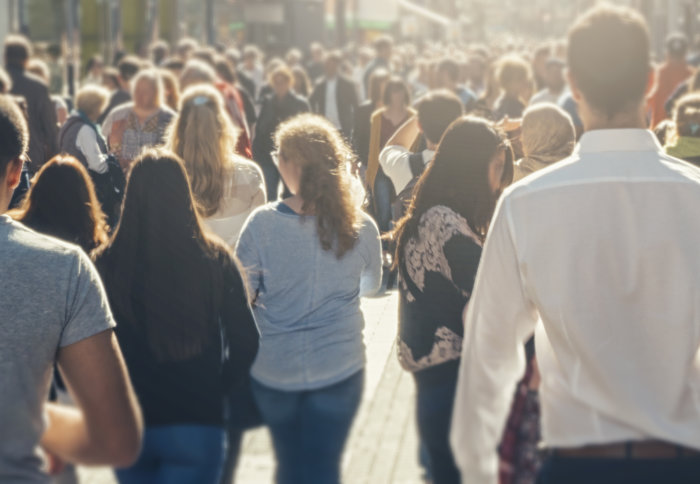 A crowded street