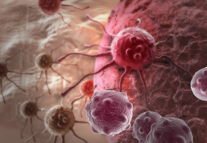 Illustration of cancer cells