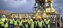 Students on a CEP MSc field trip