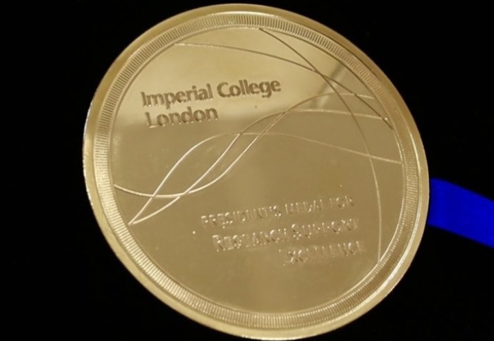 Photo of a gold medal