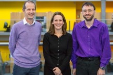 Photo of Imperial Professors Robin Shattock, Wendy Barclay, and Jason Hallett