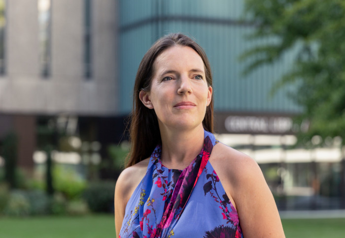 Professor Molly Stevens on Imperial's Queen's Lawn