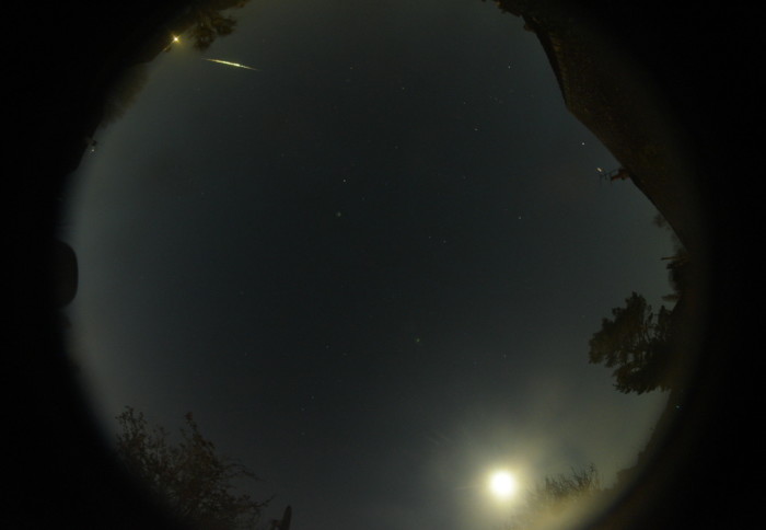 Image of 28/02/21 fireball, Welwyn camera in Surrey (Credit: UK Fireball Network)