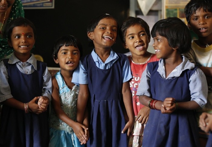 Children in School in India