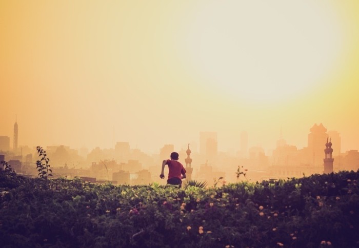 Boy and Skyline