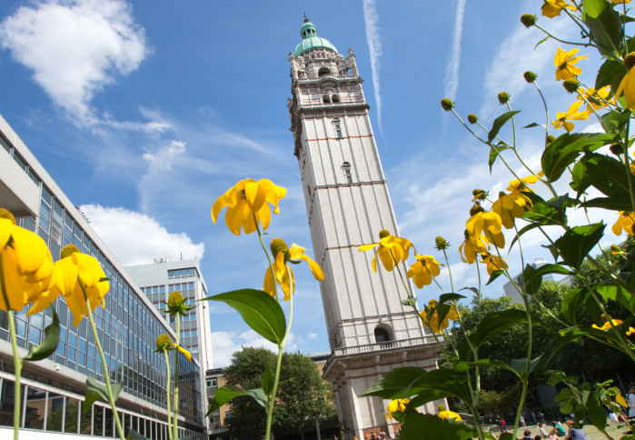 Imperial's Queen's Tower in Spring