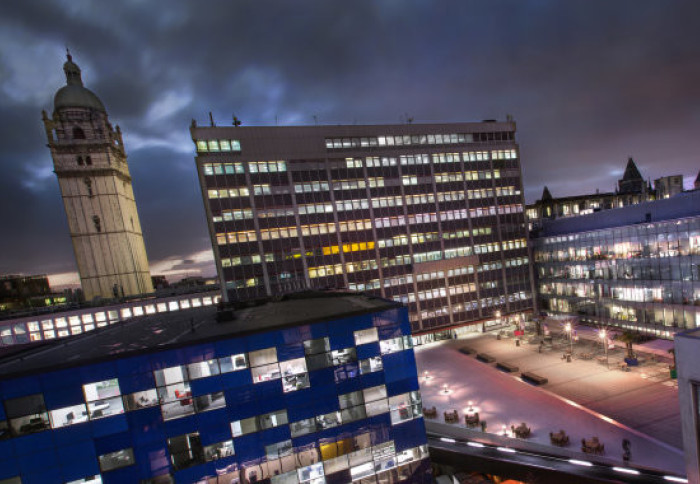 The EEE Building and Queen's Tower