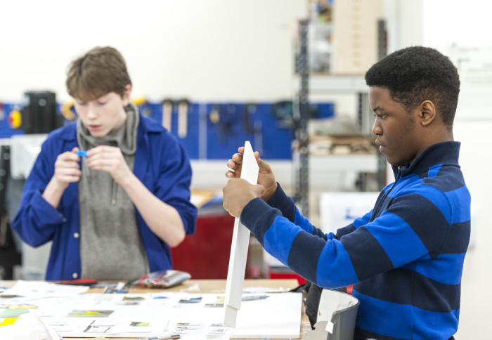 Local students at the Maker Challenge final 2019