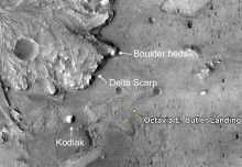 First images from latest Mars rover show ancient river delta in Jezero crater