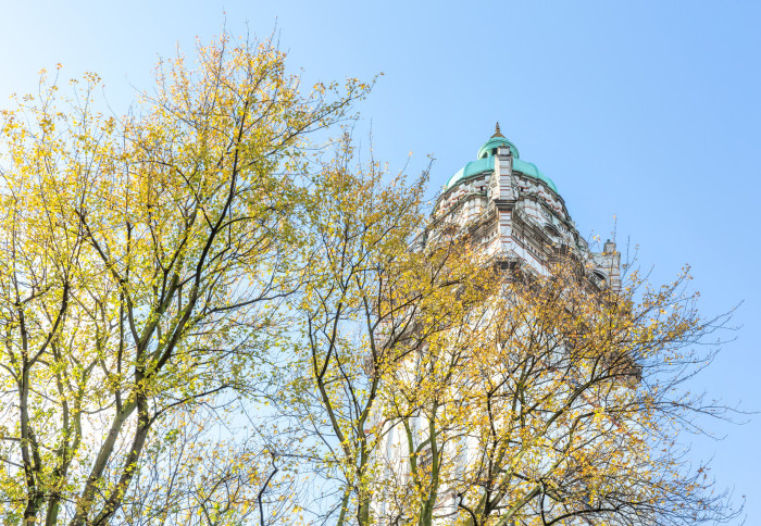 The Queen's Tower and trees