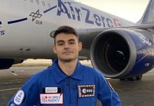 Aeronautics PhD student takes parabolic flight to test new control technology