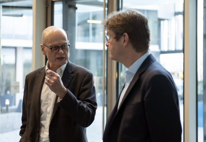 Professor Ian Walmsley talks to Greg Clark MP