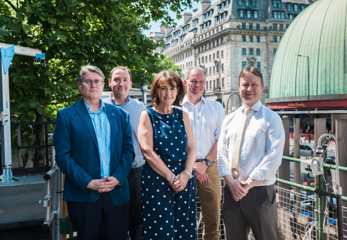 Minister Jo Churchill with Imperial's Environmental Research Group team members