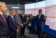Portugal President Marcelo Rebelo de Sousa visits the DSI’s Data Observatory