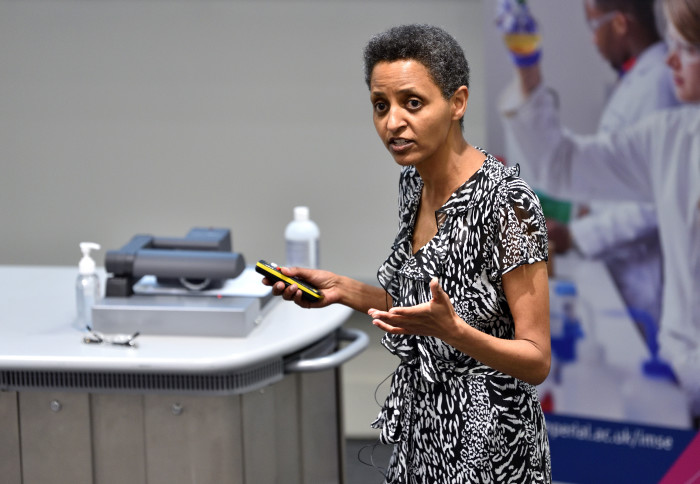 Sossina Haile lecturing at IMSE