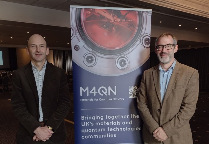 Professor Richard Curry and Professor Peter Haynes at the M4QN launch event