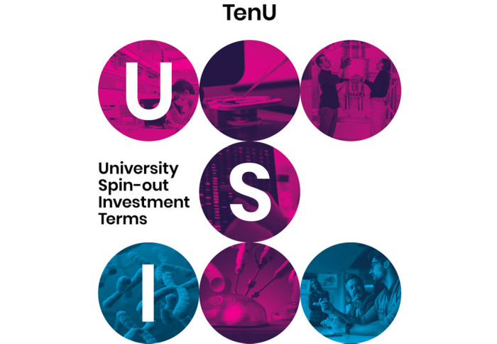 The cover of the TenU University Spin-out Investment Terms guide