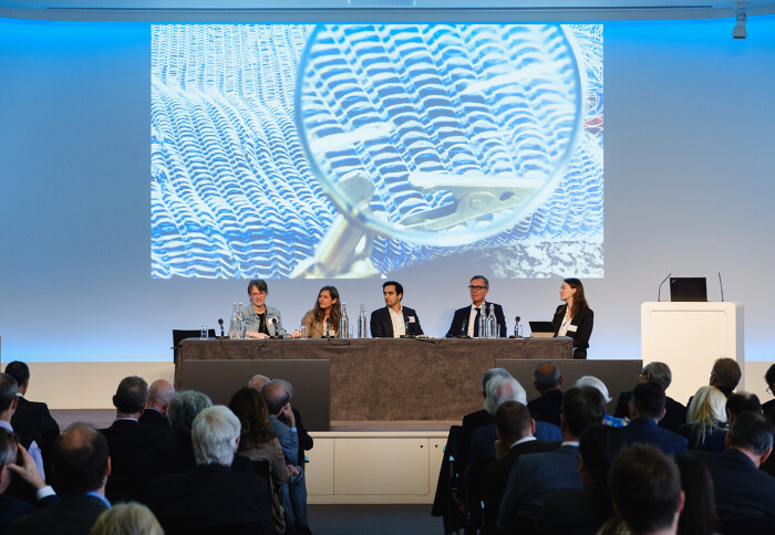 Panel discussion at the event