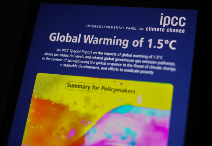 A report by the  Intergovernmental Panel on Climate Change (IPCC).