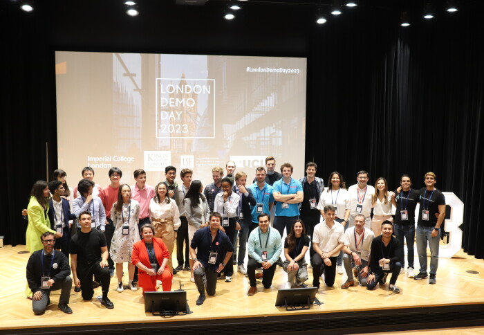 Founders from four London universities at London Demo Day