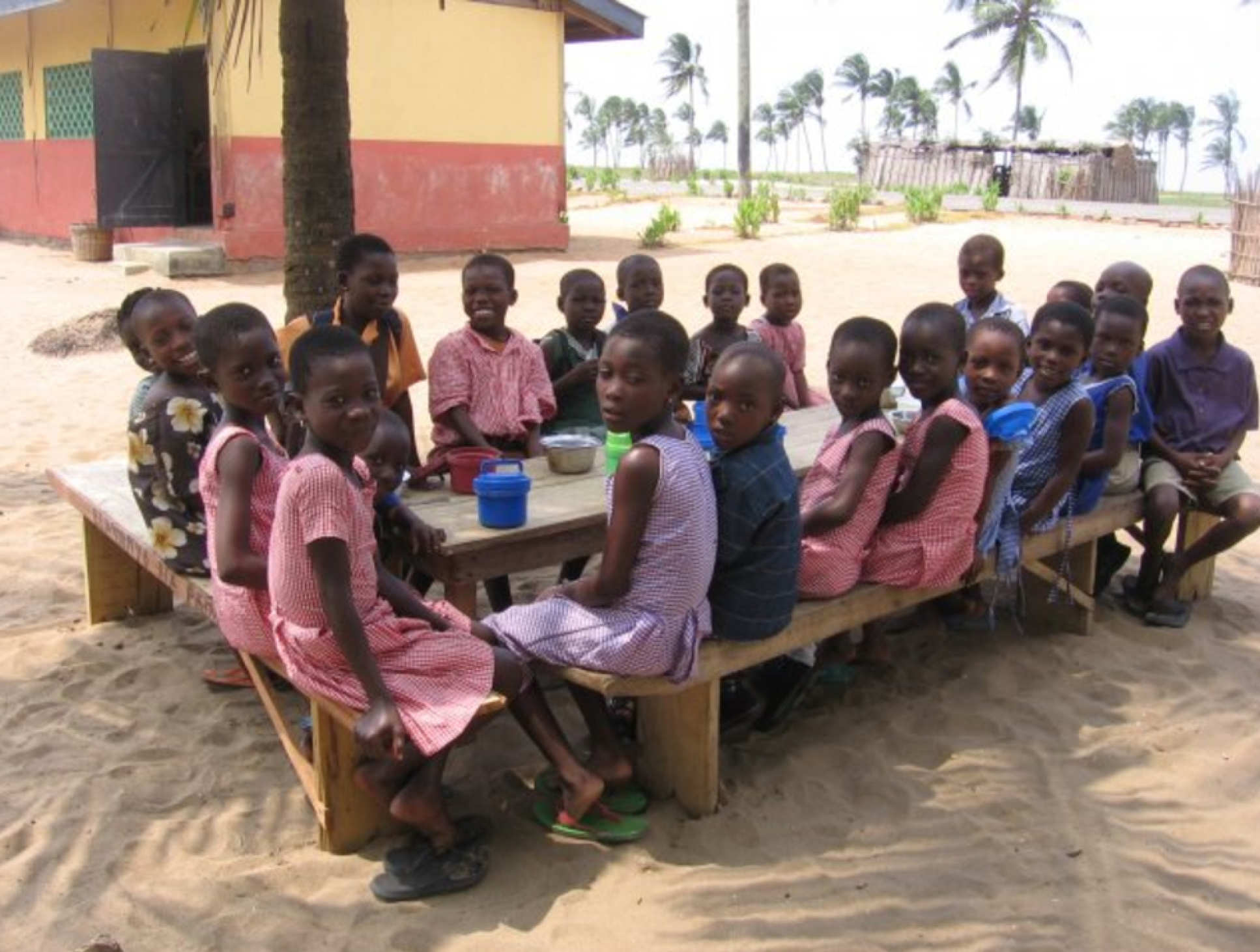 Recipients of the school feeding programme