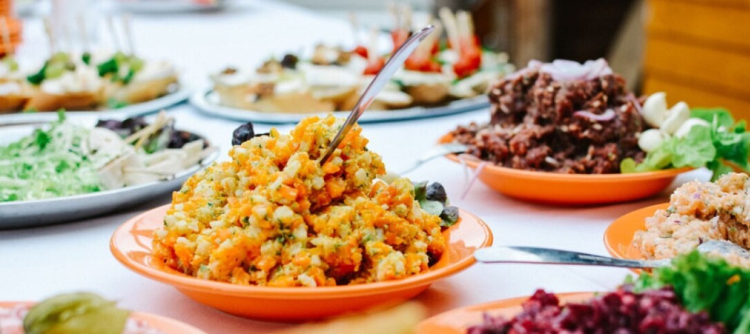 Photo of a selection of food dishes
