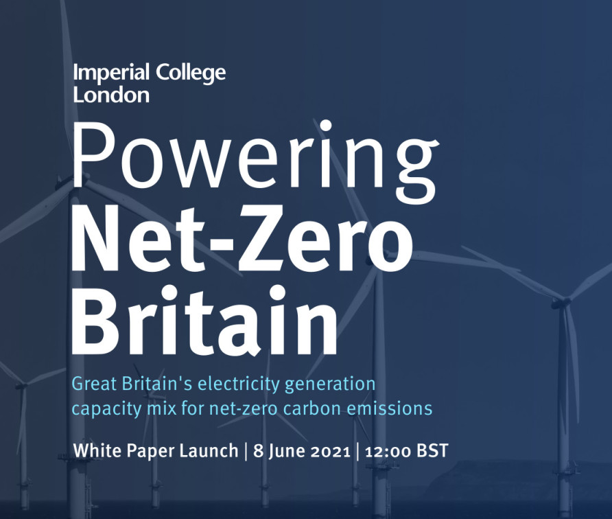 Text on blue background