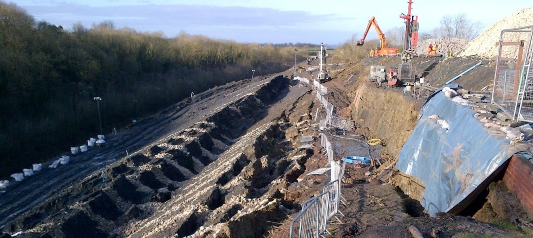 Construction of a railway 