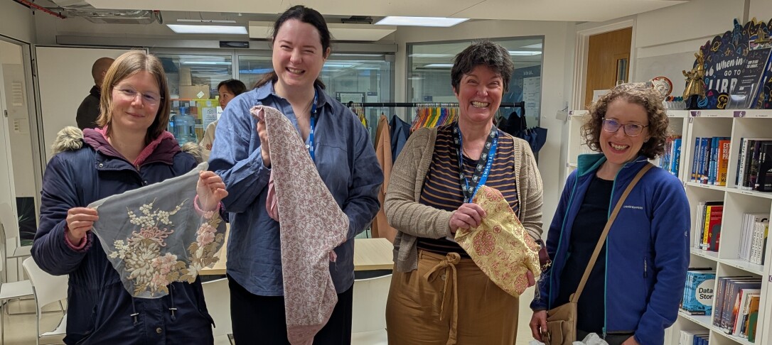 Photo of mending session facilitators