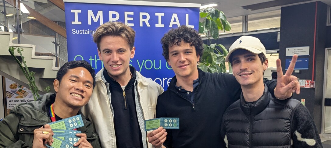 Photo of attendees at a previous Sustainability pop-up