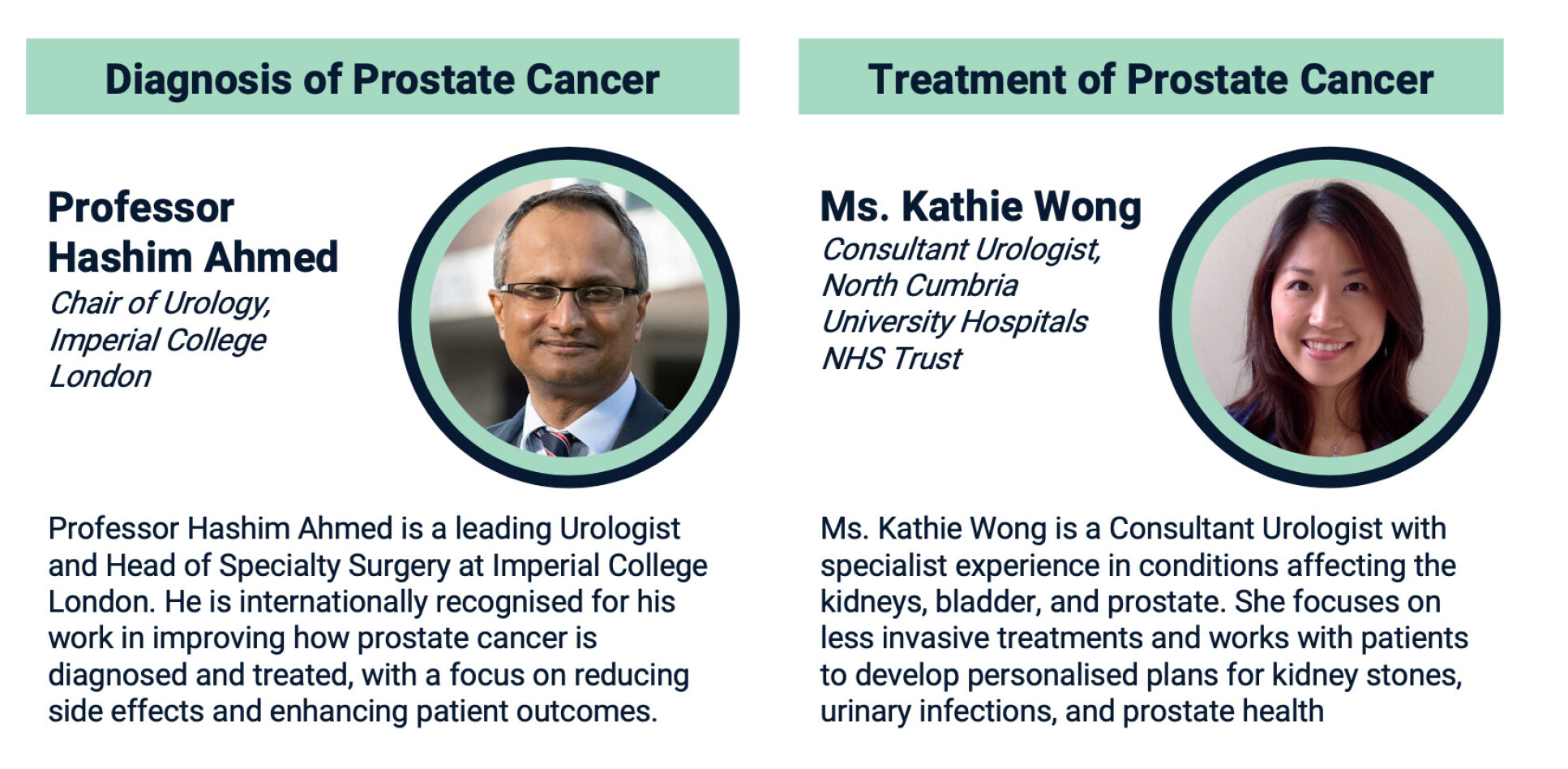 Event speaker profile photos