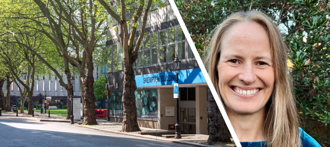 Stacy Dowding headshot infront of Skempton building