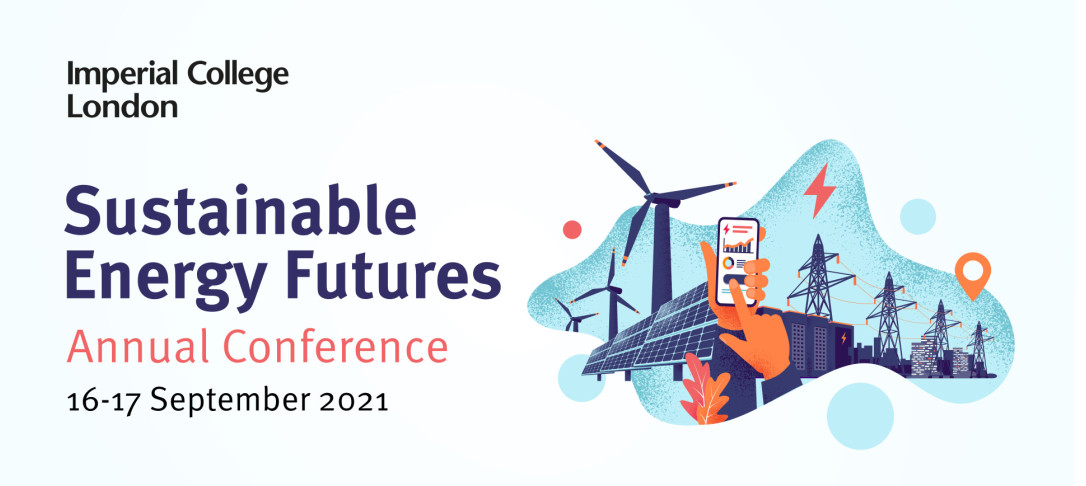 Event banner with title and graphic showing wind turbines, solar panels and a mobile phone