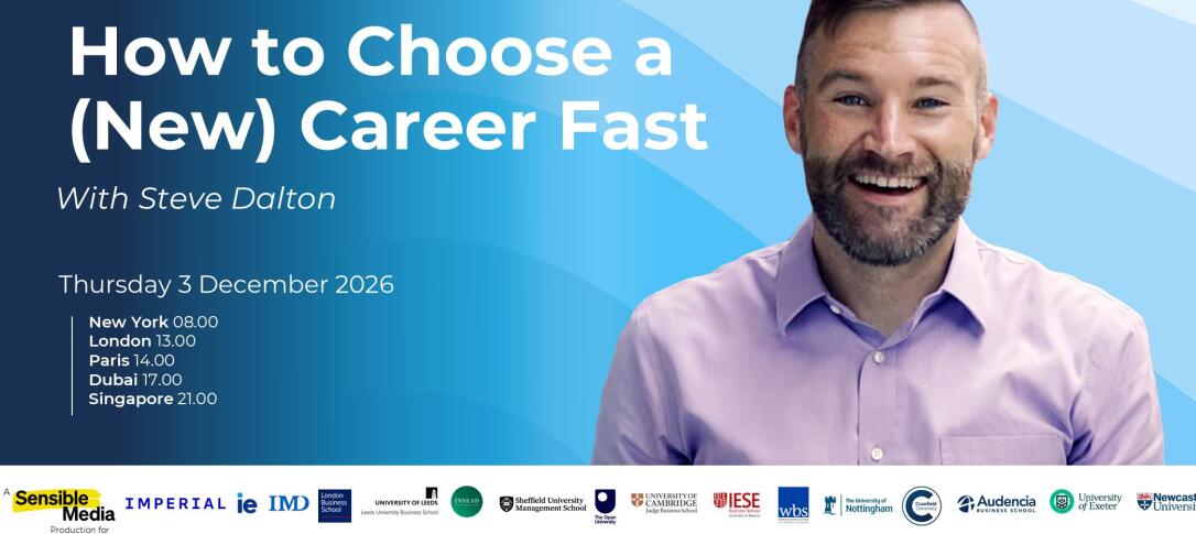 How to Choose a (New) Career Fast