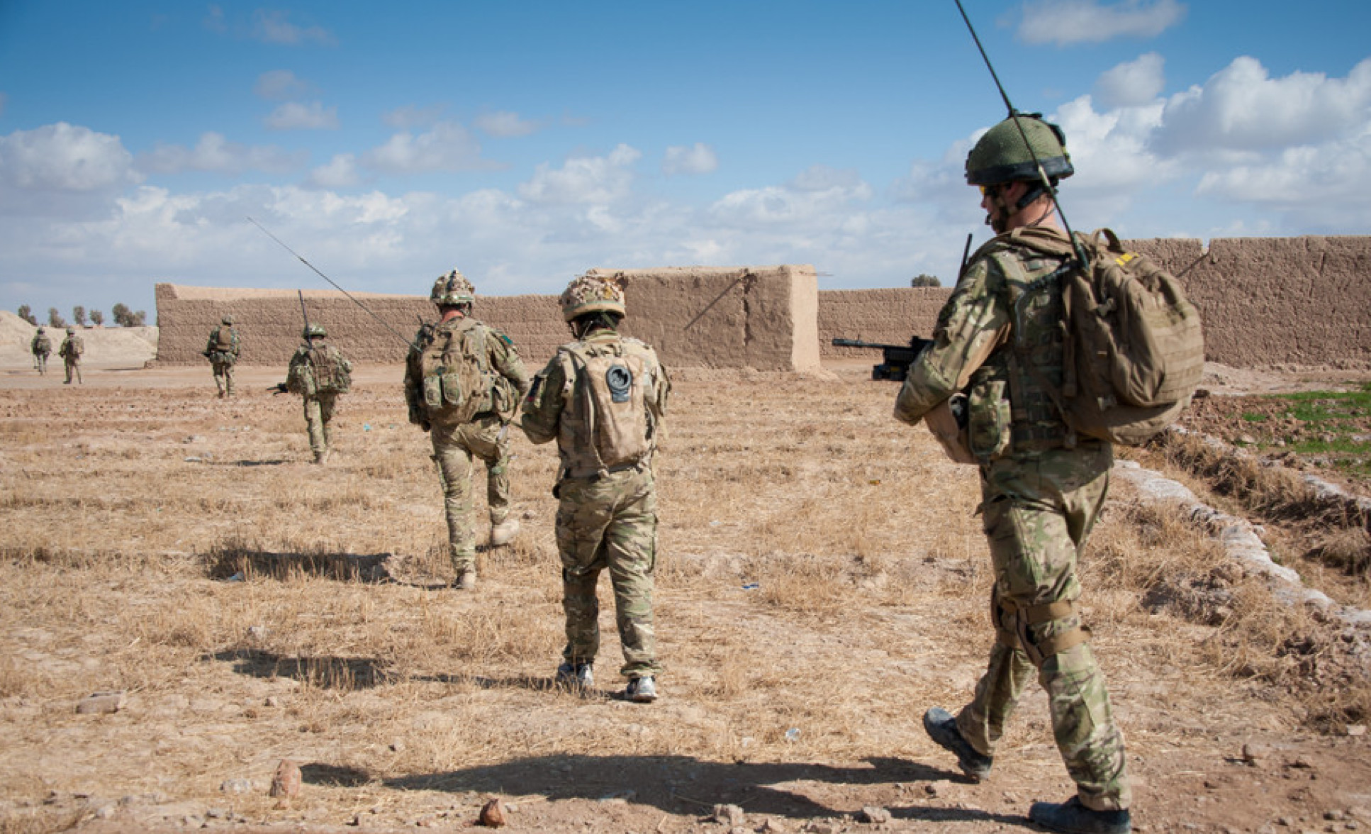 British troops in Afghanistan