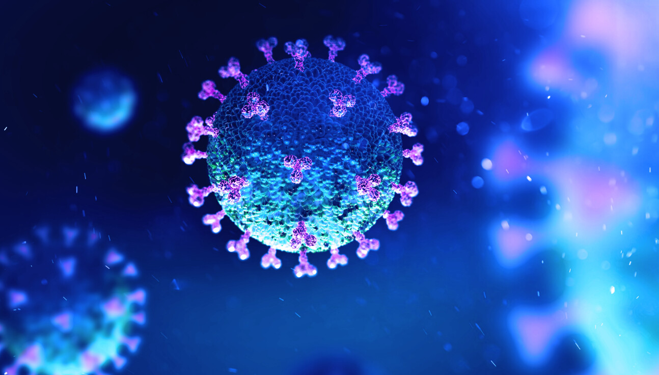 Depiction of the novel coronavirus disease (COVID-19) virus
