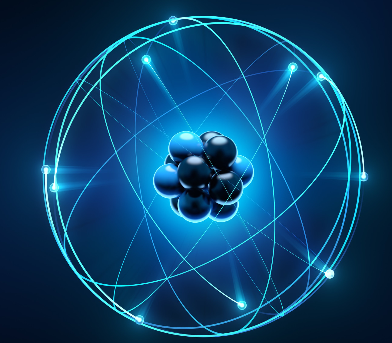 Illustration of the structure of an atom