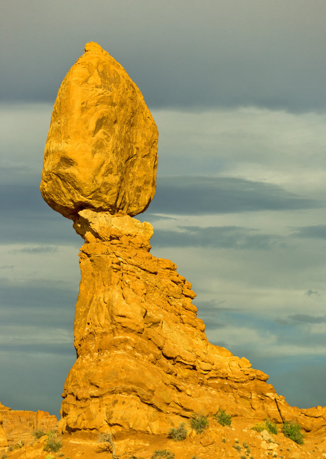 A balanced rock in Utah