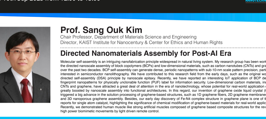 Prof Sang Ouk Kim