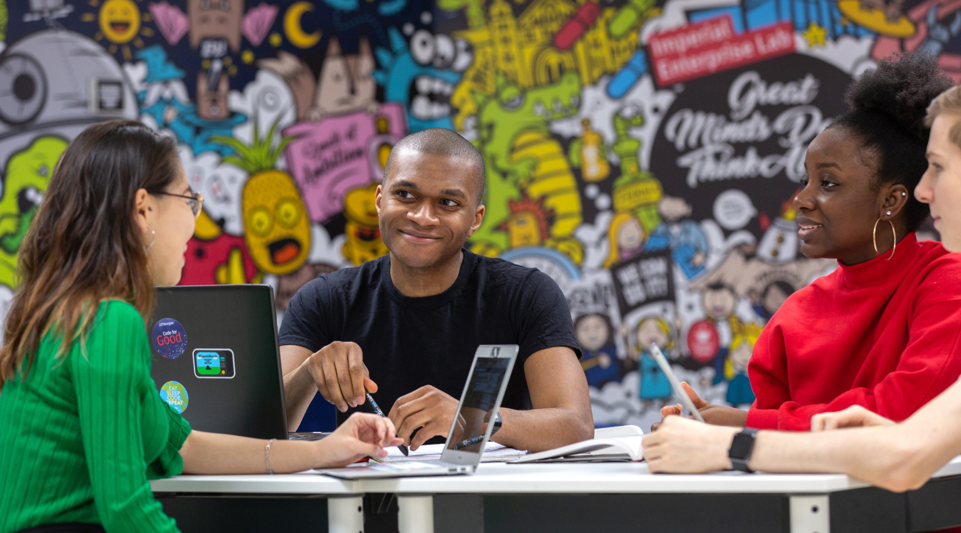 Students in Imperial's Enterprise Lab