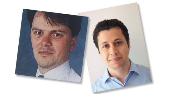 Tim Green and Pantelis Georgiou (old photos)