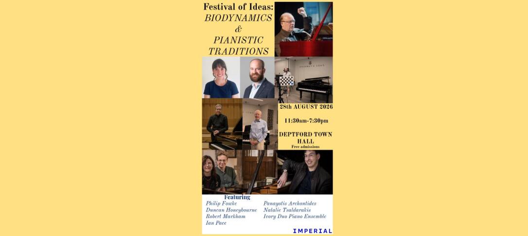Leaflet for festival of ideas