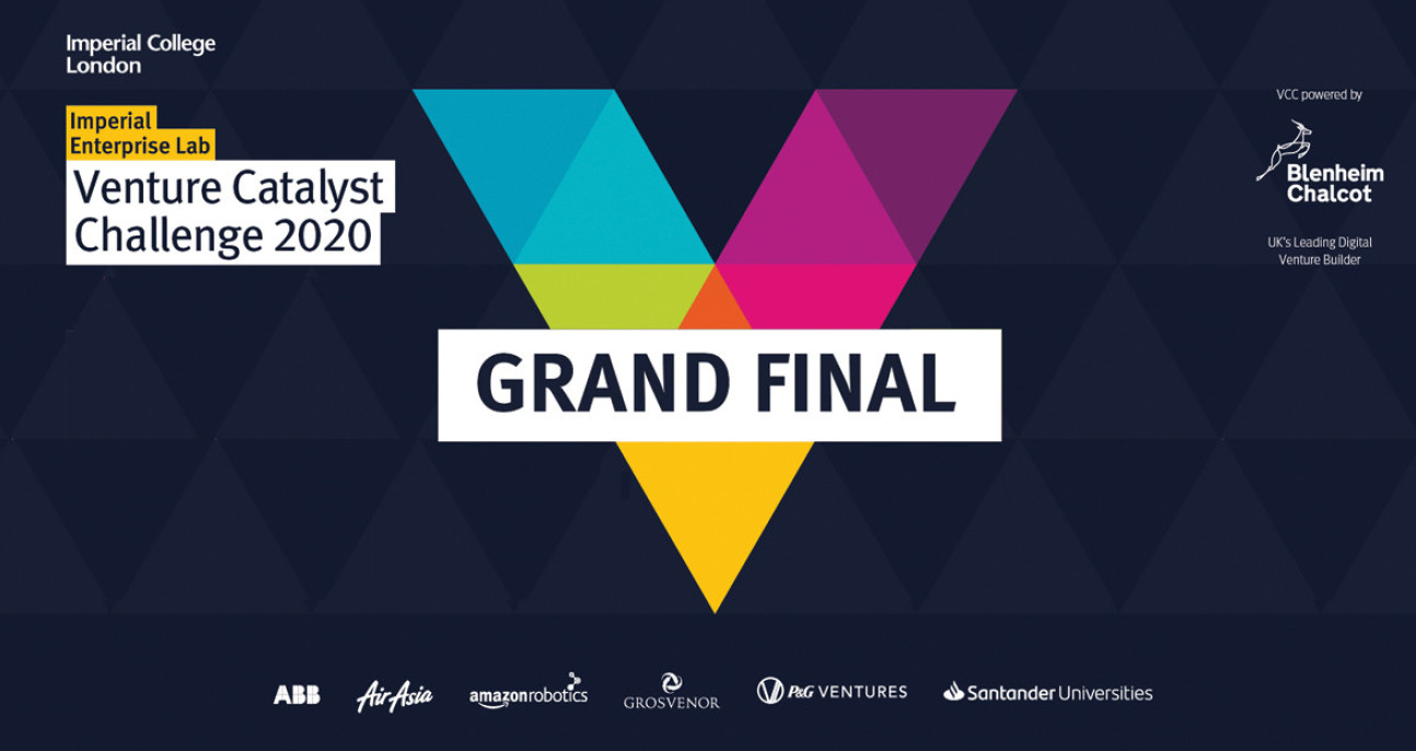 A logo for the Venture Catalyst Challenge grand final