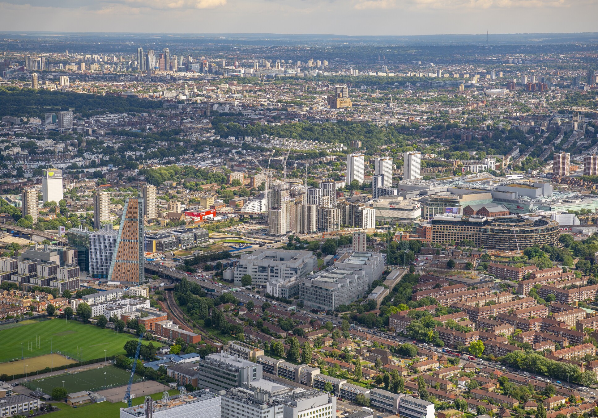 White City from the air