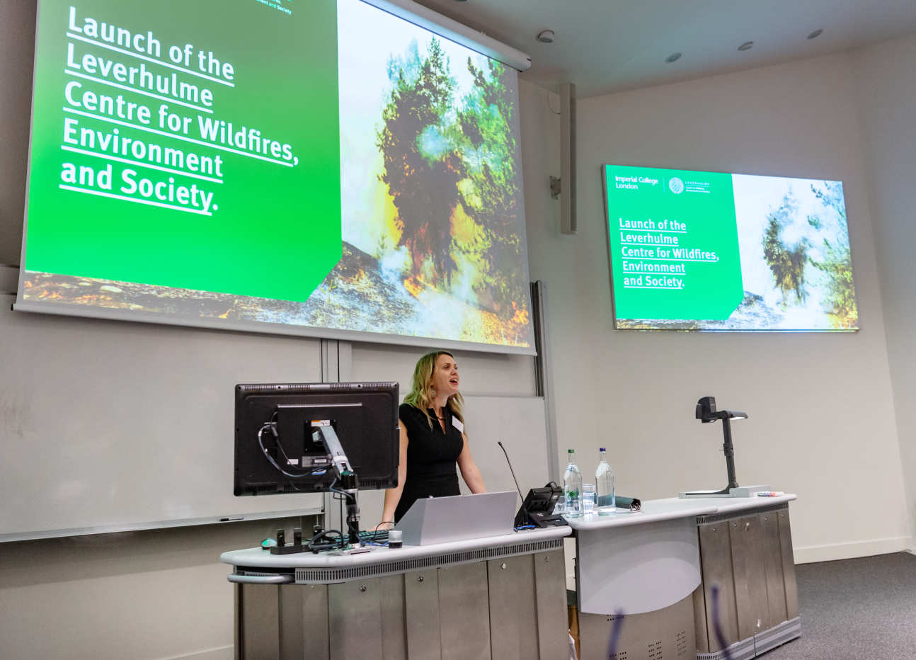 Speaker at launch of Leverhulme Centre for Wildfires