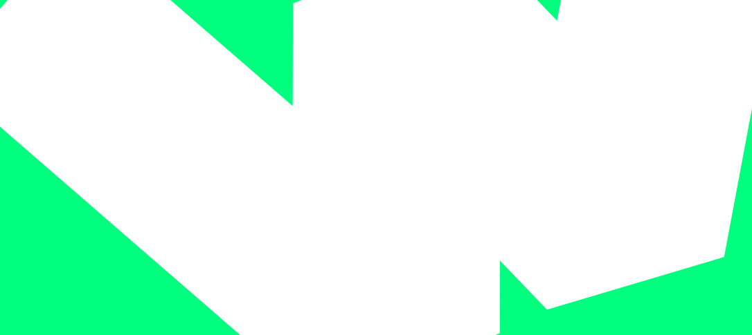 White letter W on green background