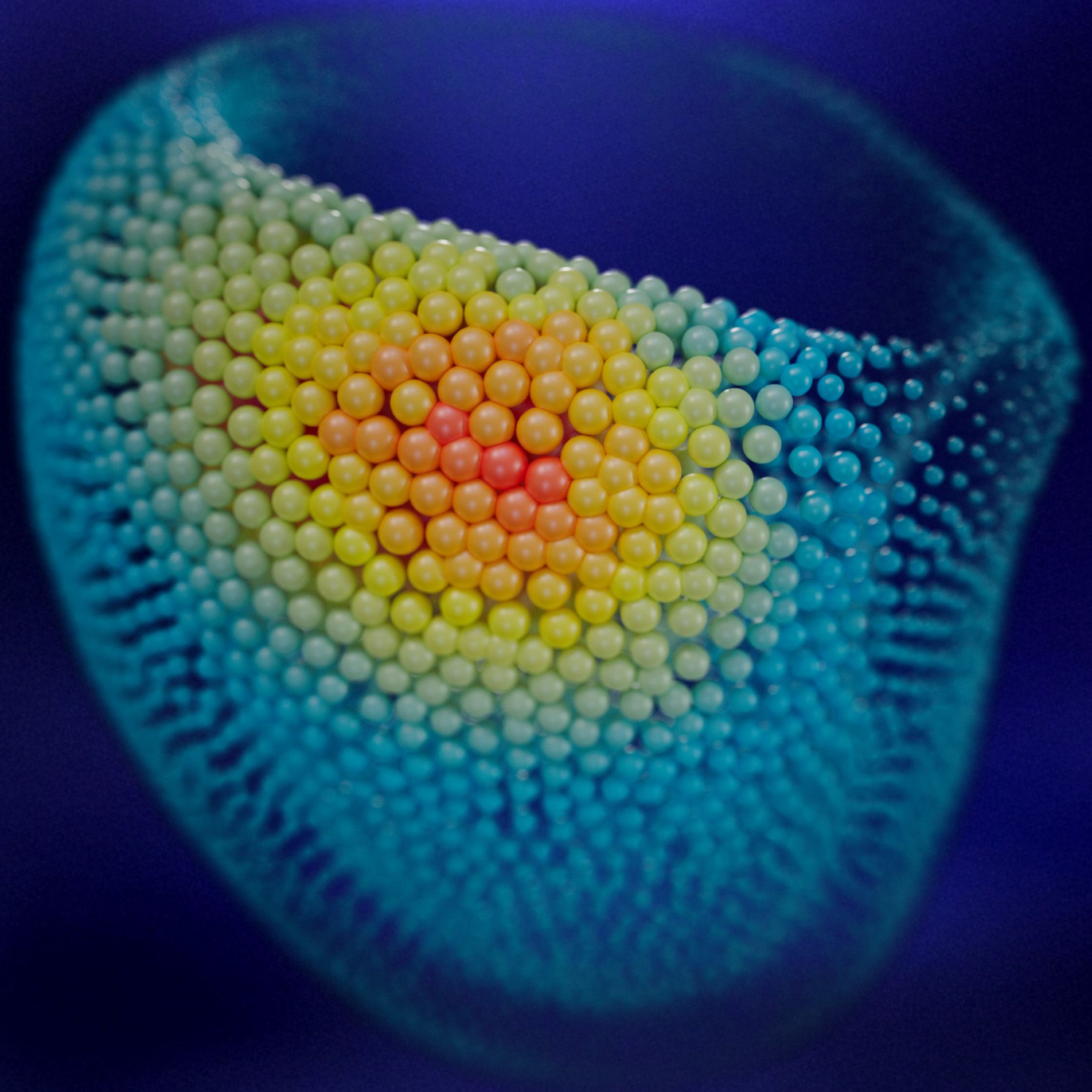 Computational image of a heart