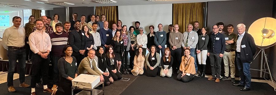A photo of the EAVI2020 team at their penultimate meeting in the spring of 2022.