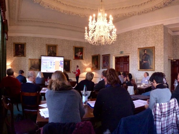 A photo of EAVI2020's kick-off meeting in 2015.