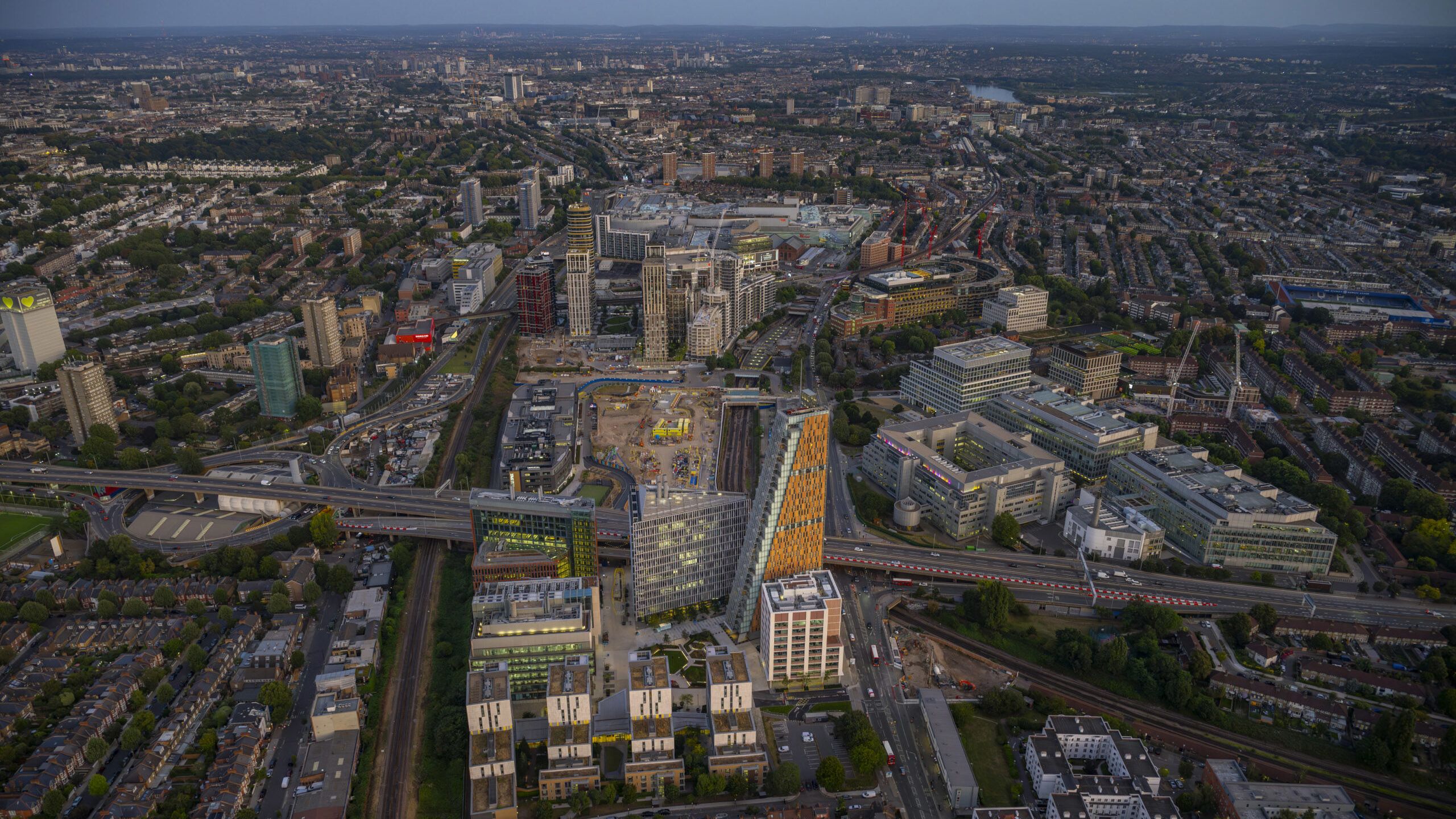 Aerial view of White City